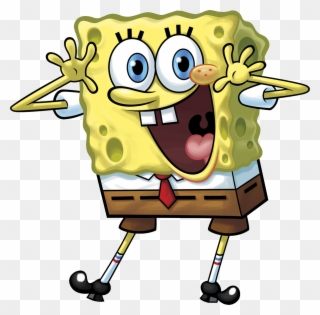 Spongebob Clip Short Clipart Free Library - Cartoon Spongebob - Png Download