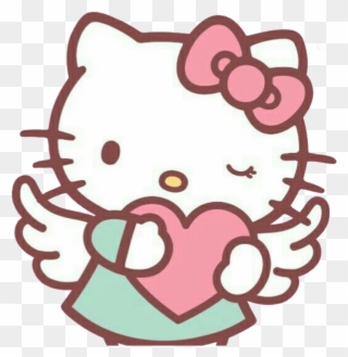 Some Cute Hello Kitty Transparents I Made - Hello Kitty Sticker Png Clipart