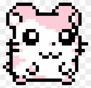 Cute Hamster Maker Clip Library - Pixel Art Hamster - Png Download