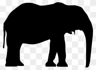 Trunk Up Elephant Svg 15 Elephants Svg Cute For Free - Black Elephant Png Clipart
