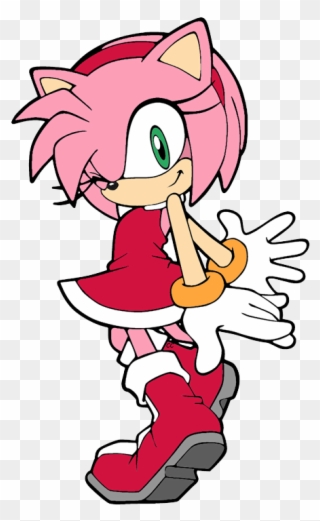 Sonic The Hedgehog Clip Art Images Cartoon - Amy Rose - Png Download