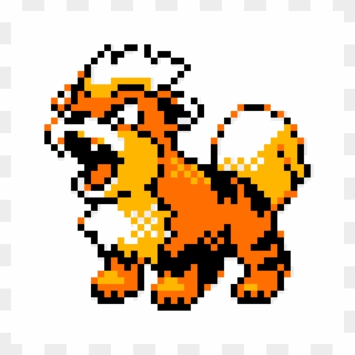 Clipart Resolution 1200*1200 - Growlithe Pixel - Png Download