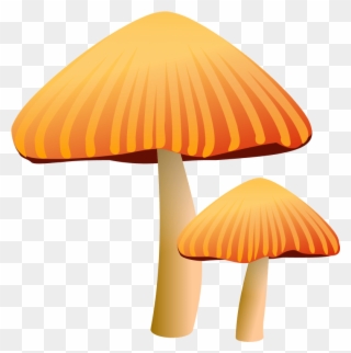 Free Vector Rockraikar Orange Mushroom Clip Art - Mushroom Clip Art - Png Download
