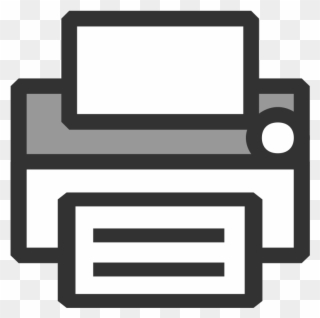 Clipart - Printer Icon - Print Clipart - Png Download