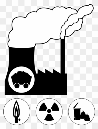 Nuclear Power Plant Power Station Computer Icons Radioactive - Coal Power Plant Icon Clipart