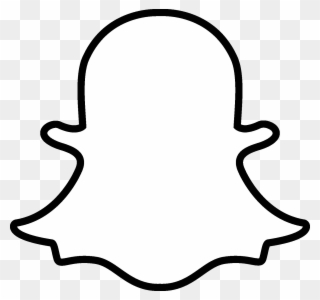 Snapchat App, Online Messaging Apps - Snapchat White Icon Png Clipart