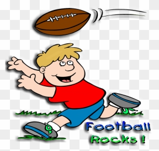 Images For Cartoon Kids Playing Football - Cartoon Kid Playing Football Clipart