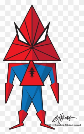 Image Library Download Confused Drawing Triangular - Triangular Spider Man Clipart