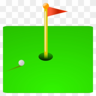 Mini Golf Clip Art Flag Ball At Clker Vector Online - Golf Clip Art - Png Download