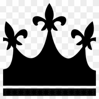 Kings Crown Clipart Kings Crown Silhouette At Getdrawings - Queen Crown Clipart Black And White - Png Download