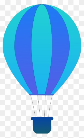 Hot Air Balloon Clipart - Hot Balloon Vector Png Transparent Png