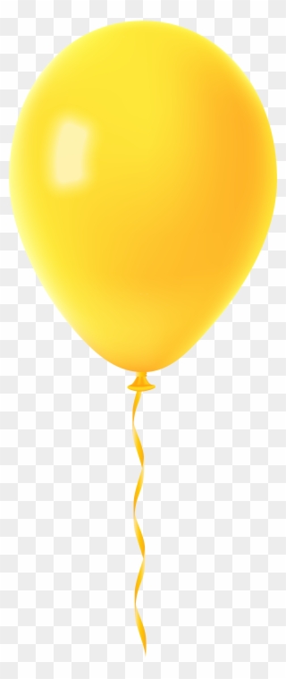 Clipart Black And White Balloon Transparent Png Clip - Yellow Balloon Border Clip Art