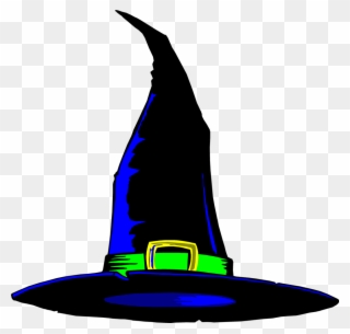 Witch Hat Clipart Wizard - Hat Of A Witch - Png Download