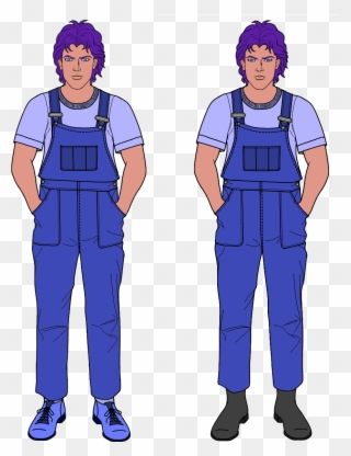 Popular Images - Man In Overalls Drawing Clipart