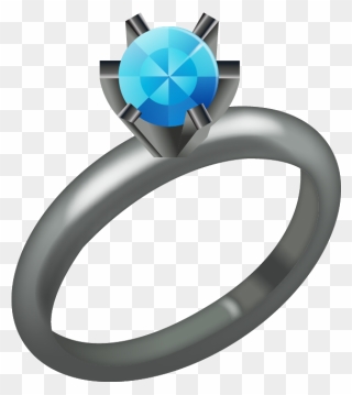 Ring Emoji - Diamond Ring Emoji Png Clipart