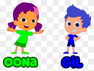 Unique Bubble Guppies Characters Design Gallery - Bubble Guppies Oona And Gil Clipart