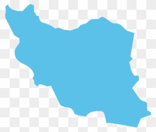 Iran Map Icon Clipart