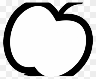 Clipart Apple Shape - Heart - Png Download
