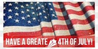 Have A Great Fourth Of July Vinyl Banner With Star - Flag Of The United States Clipart