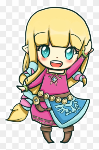 Now I'm Going To Facepalm - Legend Of Zelda Chibi Zelda Clipart