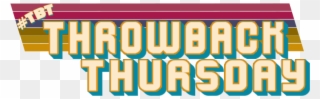 Logo Design For Throwback Thursday - Poster Clipart