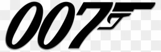 007 James Bond Gun Logo Vector Free Vector Silhouette - Stickers For Bikes Design Clipart