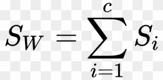 Calculating Within Class And Between Class Scatter - Calligraphy Clipart