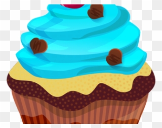 Vanilla Cupcake Clipart Easter Cupcake - Clip Art Cupcake Png Transparent Png