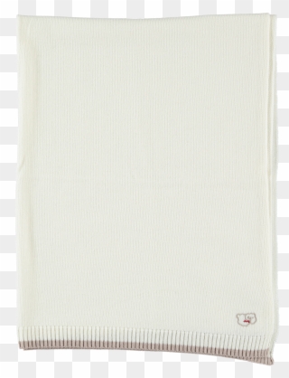 Merino Baby Blanket White Biscuit - Wool Clipart