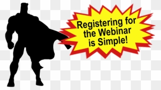 Registering For The Webinar Is Easy - Comic Book Text Bubble Transparent Clipart