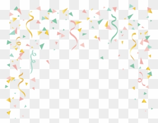 Birthday Confetti - Fondos De Confeti Clipart