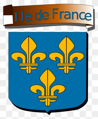 Medium Image - Ile De France Flagge Clipart