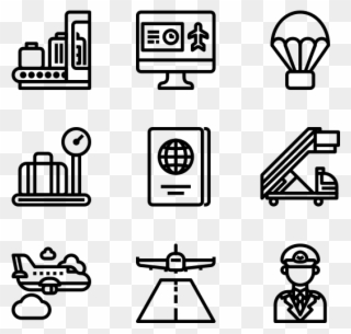 Airport - Free Wedding Icons Clipart