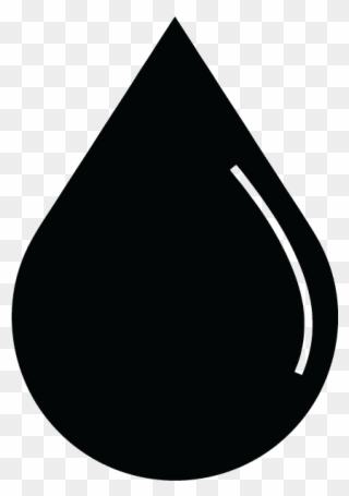 Liquid - Water Drop Icon Black Clipart