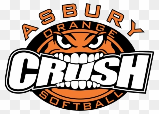 Asbury Orange Crush Softball Clipart