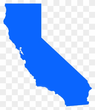 California Image - California Map No Background Clipart