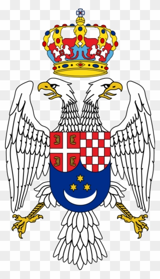 Eagle Of The Kingdom Of Yugoslavia - Serbian Coat Of Arms Clipart