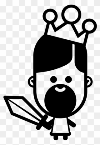 King Rubber Stamp - Illustration Clipart