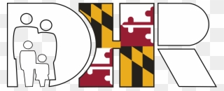 Dhr Logo New Color W - Maryland Colonial Flag Clipart