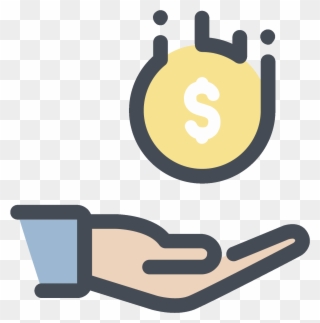 Exchange Dollar Icon - Receive Money Icon Clipart