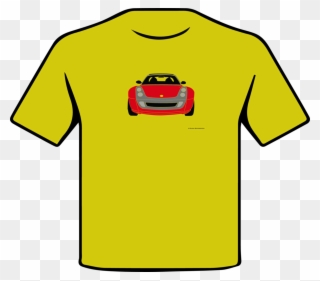 Smart Roadster Front View Multi Color T-shirt Schwa - T Shirt Grivel Clipart