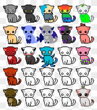 Winking And Blushing And Ginger Cat Is Mine Follow Clipart