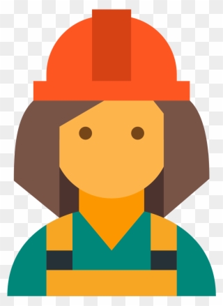Female Worker Icon Clipart