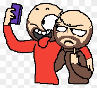 F Off - Selfie Drawing Base Clipart