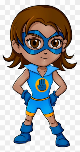 You Enjoy Playing Games And Doing Other Activities - Girl Scout Superhero Maze Clipart