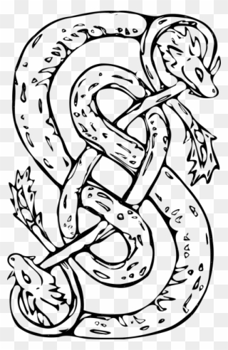 Loki Snake Symbol Clipart