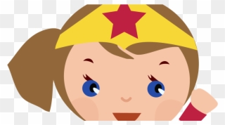 Desenho De Super Herói Menina Clipart