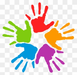 Diversity - Colorful Hands Clipart - Png Download