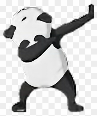 Panda Dab Clipart