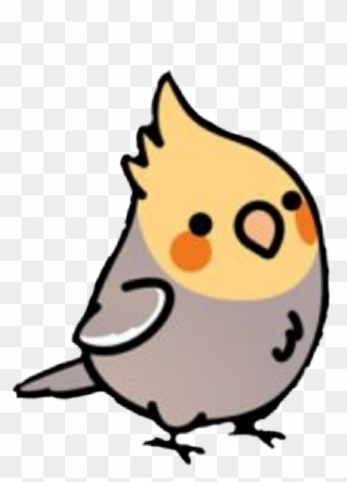 Cockatiel Sticker - Chibi Cockatiel Clipart